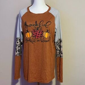 Like New Thanksgiving Long Sleeve Top